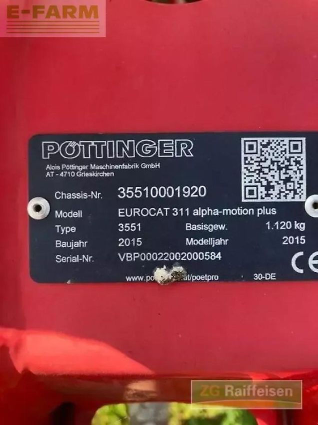 Pöttinger alphamotion eurocut