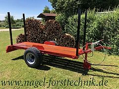 Nagel Meterholzwagen Rückewagen Anhänger Holz mit ABE
