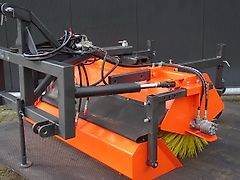 Hofstede veegmachine borstel diameter 60cm omkeerbaar. trekker model  grote loopwielen