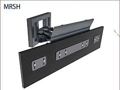 GUMMISCHIEBESCHILD HYDRAULISCH EUROTRAC W11-W13 - Gummiplatte mit Faser - Verstellung des Arbeitswinkels - Anti-Schüttblende - Stützfuß - Anbaugerät für Radlader Hoflader Stalllader Hofbetrieb Stall