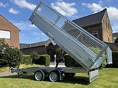Saris K3 356 x184x35 3500kg Anhänger Dreiseitenkipper Gitter Ram.