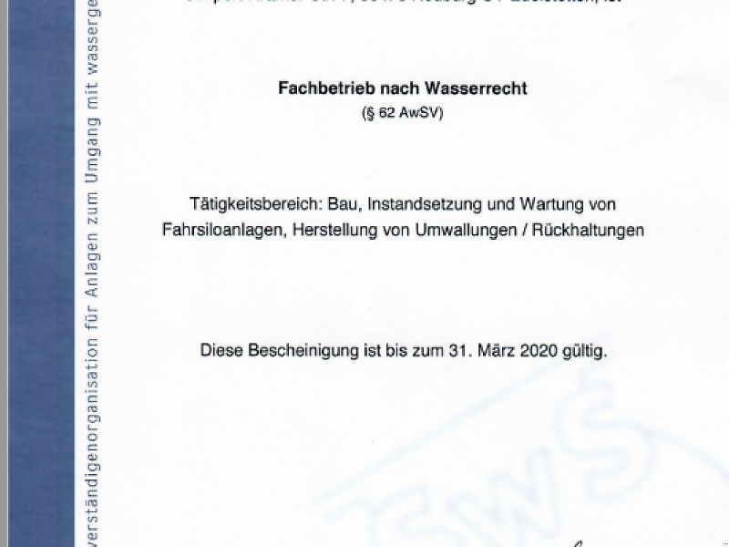 Müller Traunsteiner Fahrsilo Fachbetrieb