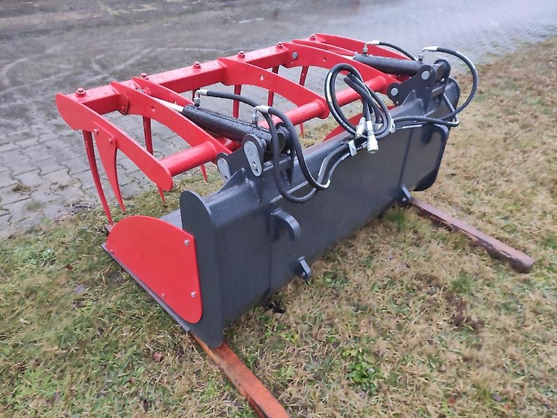 InterAgri Greifschaufel / Krokodilschaufel / Mistschaufel - 120cm bis 240cm