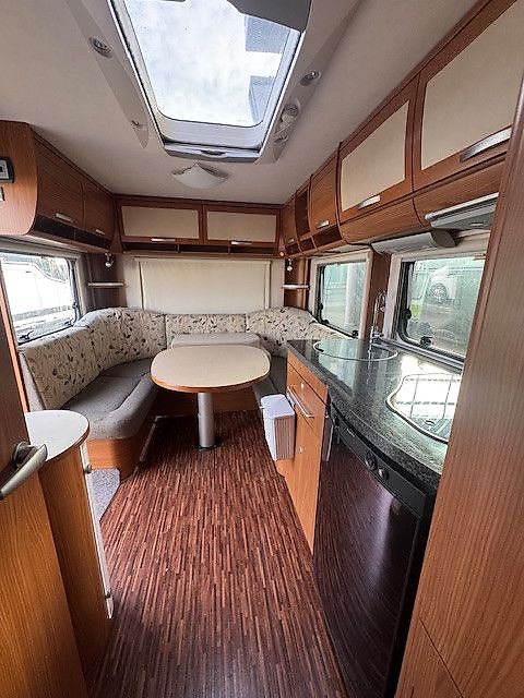 HYMER / ERIBA / HYMERCAR NOVA 532 Wohnwagen Doppelbett Markise Mover TOP