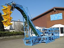 EURO-Jabelmann Wäsche Trockner Verlesetisch Förderband Fallsegel, NEU