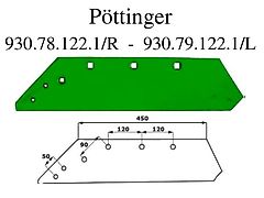 Pöttinger Pflugschar