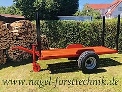 Nagel Meterholzwagen Rückewagen Holzwagen Anhänger für Brennholz