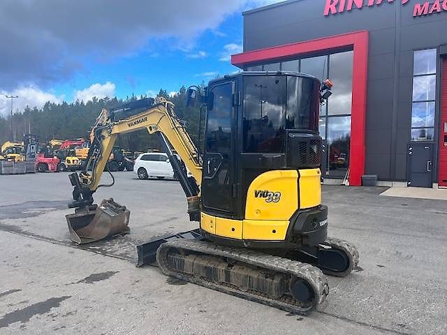Yanmar Vio 33 U / Tiltti, 3 kauhaa, Rasvari!