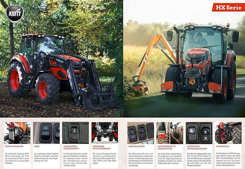 Kioti HX9010 PC - 7 Jahre oder 5000Bh Garantie !!!