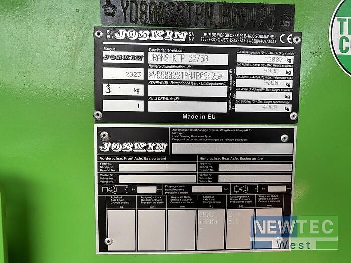 Joskin TRANS-KTP 22/50 HARDOX