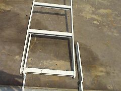 Pöttinger Trittleiter mit Verlängerung